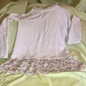 Loft,XS, long sleeve, light blue top